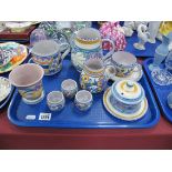 Poole, Carter Stabler Adams Ltd Traditional Floral patterned Jugs, Vases, cup-saucer etc:- One