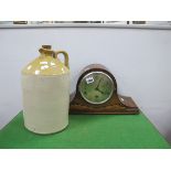 A Govancraft Stoneware Flagon, with single handle, spout rim and cork stopper, 38cm high, along with