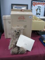 A Steiff Collectors Teddy Bear, 'Grizzly Ted' limited edition 1851/2000 with certificate and