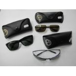 Three Pairs of Ray-Ban Sunglasses, all cased, worn condition. (3) [520139]