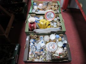 Tankards, figures, Japanese coffee ware, etc:- Three Boxes.