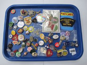 Lapel Badges - Hogwarts, Indie Disco, Sheffield Wednesday, Num Strike 84-85, Foresters, many in