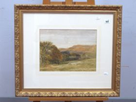 EDMUND MORISON WIMPERIS (1835-1900) The Upper Pasture, watercolour, signed in monogram and dated (