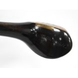 An Early XX Century Sunday Golf Walking Stick, the putter handle with horn insert and block