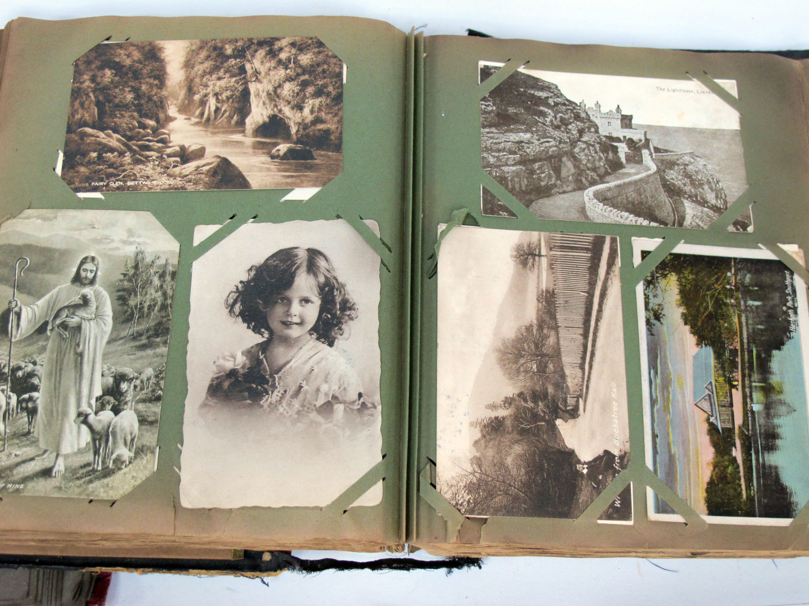 Two Early XX Century and Later Picture Postcard Albums, to include: silk WWI, greetings, poem cards, - Image 3 of 4