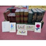 A Quantity of Antiquarian Books on Natural History - Birds, Moths, Flowers, etc, to include;