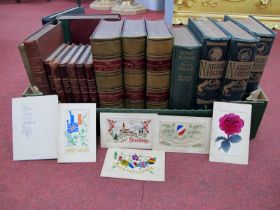A Quantity of Antiquarian Books on Natural History - Birds, Moths, Flowers, etc, to include;