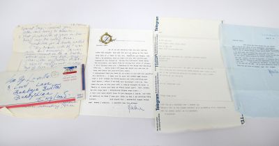 An Interesting Collection of Marlene Dietrich Letters, to Gene Lovelle who was her dresser, one