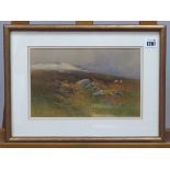 ARTHUR TUCKER (1864-1929) A Bit of Helvellen, watercolour, signed lower left, 17 x 27cm.