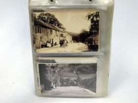 An Album of Early XX Century Picture Postcards, to include Froggatt, Stoney Middleton, Eyam, Great