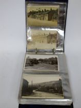 An Album of Early XX Century Picture Postcards, to include Froggatt, Grindleford, Padley, Edale,