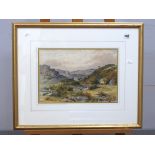 JOHN STEEPLE (1823-1887) A Welsh Stream, watercolour, signed and dated 1876 lower left, 23.5 x 35.