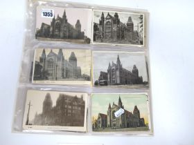 Thirty-Six Early XX Century Picture Postcards of Manchetser University, to include Owen's College,