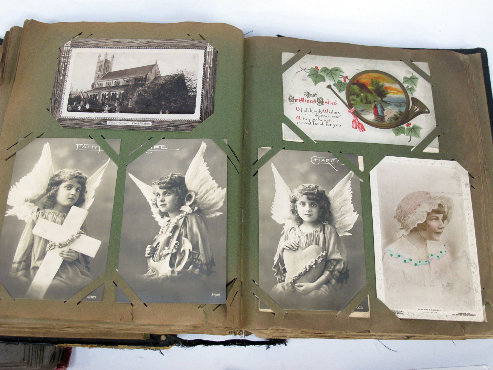 Two Early XX Century and Later Picture Postcard Albums, to include: silk WWI, greetings, poem cards, - Image 2 of 4