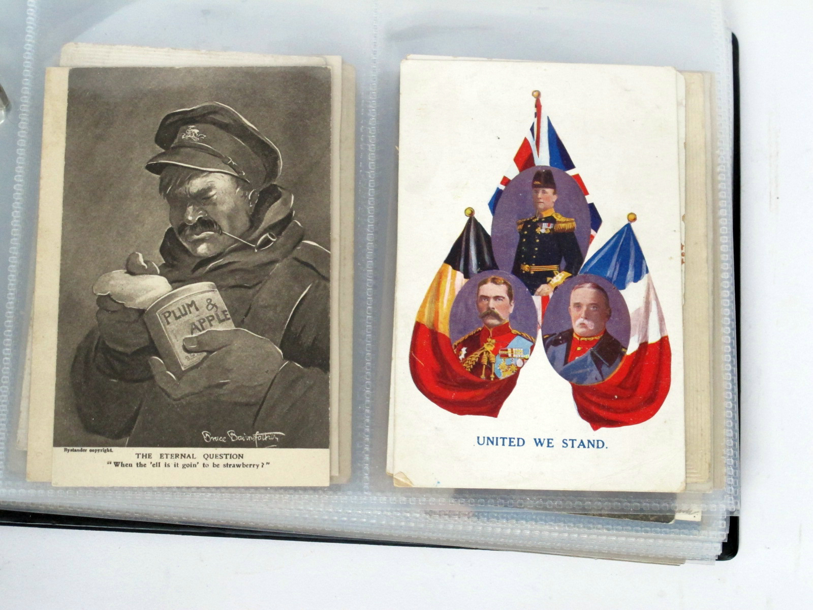 An Album of Early XX Century Picture Postcards of WWI Interest, to include: silks, poem cards, - Image 3 of 12