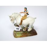 A Royal Doulton Pottery Figure 'Farmer's Boy', HN 2520, designed by W.M. Chance, issued 1938-1960,