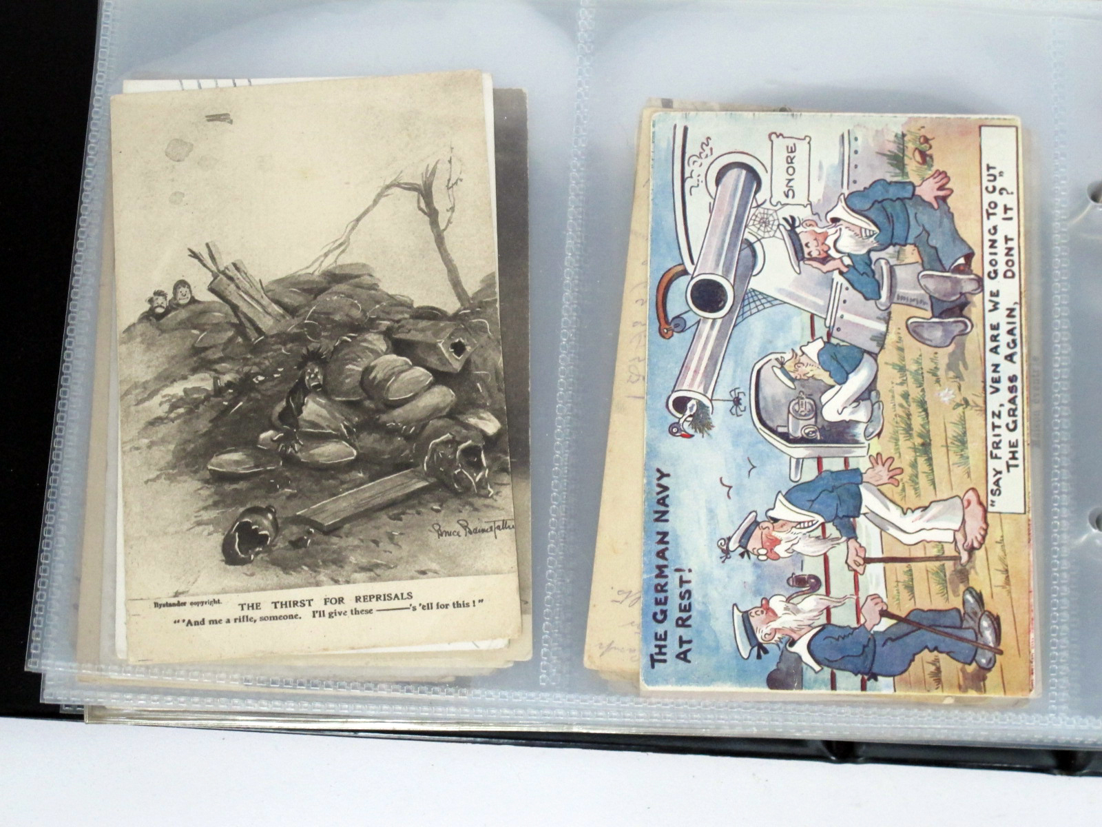 An Album of Early XX Century Picture Postcards of WWI Interest, to include: silks, poem cards, - Image 4 of 12