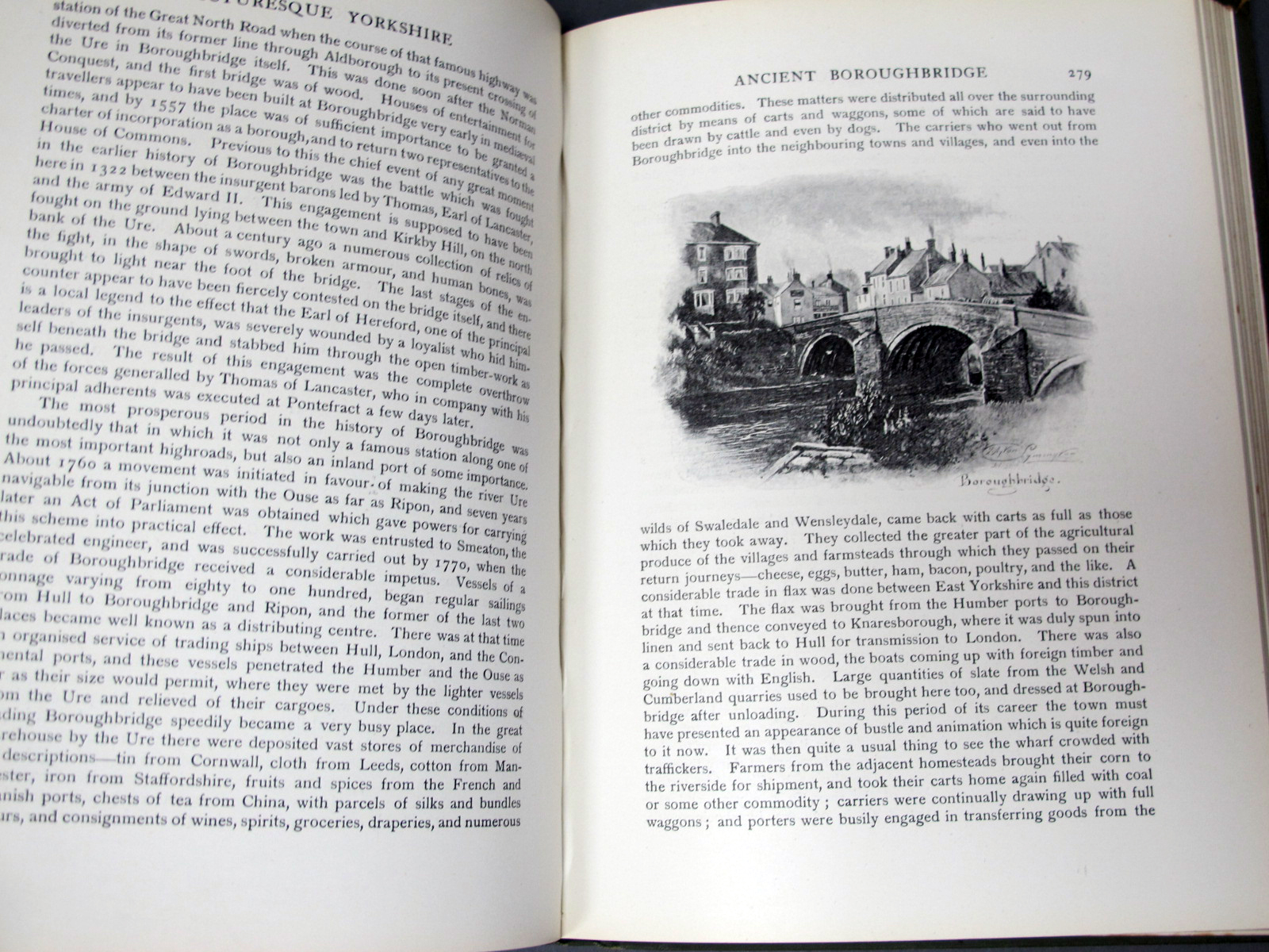 Baines [Thomas]: Yorkshire Past and Present, vols I - II, pub by William Mackenzie, 22 Paternoster - Image 3 of 3