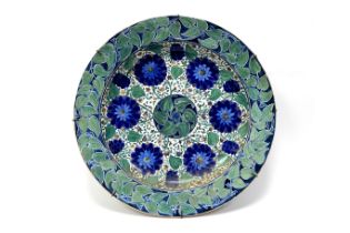 A Wedgwood Early XX Century Persian Charger, designed by Louise and Alfred Powell with Millicent