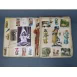 An Early XX Century Picture Postcard Album, to include: greetings, comic, topographical views -