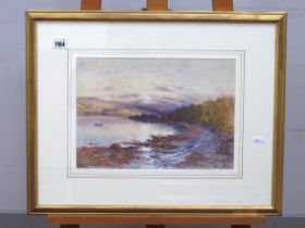THOMAS SWIFT HUTTON (1865-1935) Looking Up The Conway, watercolour, signed and dated (18)96 lower