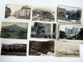 Fifty-Two Early XX Century Picture Postcards of Derbyshire and South Yorkshire Interest, to