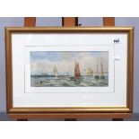 THOMAS BUSH HARDY (1842-1897) Fishing Boat off Ramsgate Harbour, watercolour, signed and dated