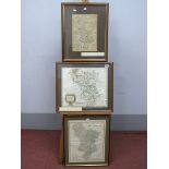 ROBERT MORDEN (1650-1703) A Map of Derbyshire (Darbyshire), sold by Swale and John Churchill, hand