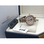 Christophe Duchamp; A Modern 'Etoile Diamonds' Ladies Wristwatch, the signed mother of pearl dial