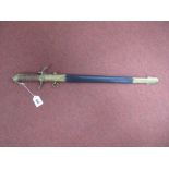 British 1856 Royal Navy Midshipmans Dirk, with scabbard.