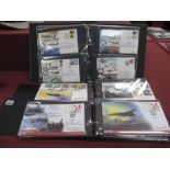 Approximately One Hundred Military Themed First Day Covers, mostly with signatures (Unverified), and