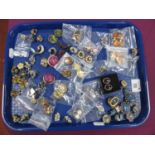 A Collection of Assorted Costume Clip On Earrings, including pair of Blue John oval panel