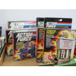 Four Boxed Circa 1980's Action force Plastic Vehicles by Hasbro, comprising of Silver Mirage