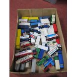 A Quantity of 'OO'/'HO' Scale Plastic Model Lineside Vehicles, many continental liveries including