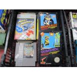 Five Nintendo Entertainment System (NES) Games Cartridges, comprising of Super Mario Bros 3,