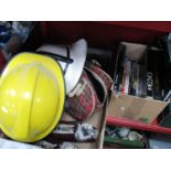 South Yorkshire Fire Helmet, large 60 - 62 1979 Cromwell F500L example, Manhattan rubber ten pin