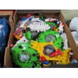 Vintage 1980's Britains Space Toys, to include many vehicles and figures etc:- One Box.