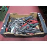 A Selection of Mechanics Hand Tools, to include Snap On, Magnusson, Mac, Welzh, etc:- One Box