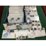An Accumulation of GB Presentation packs (most with corresponding FDC), dating from 1985 to 2001,