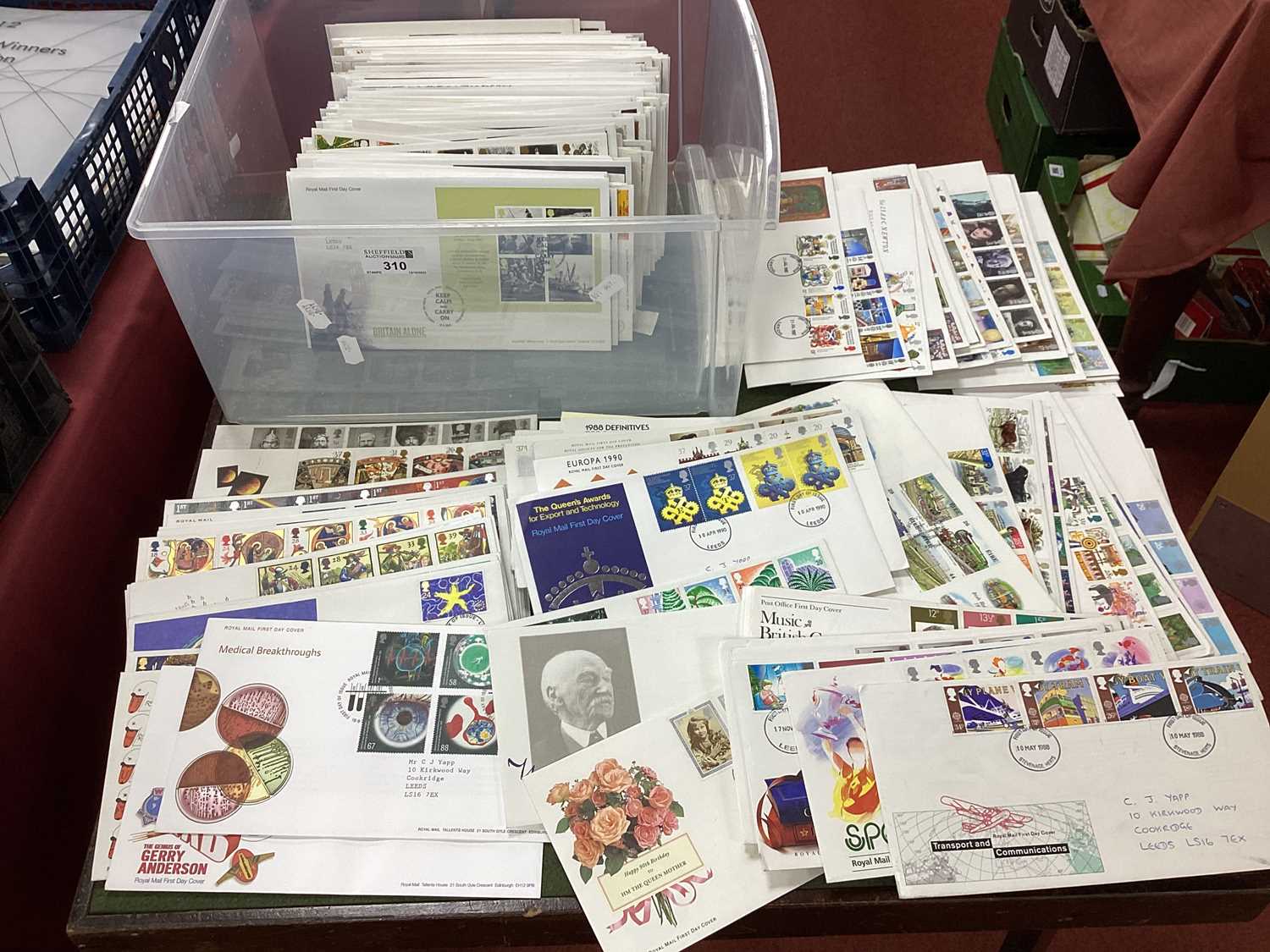 Over 320 decimal GB FDC's dating from 1980 through to 2012.