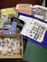 World Stamp Collection, mainly modern housed in three loose leaf albums and five junior albums, plus
