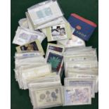 Stamps; Over 400 Great Britain Post Office Headquarters Cards (PHQ's), some stamped, but mainly