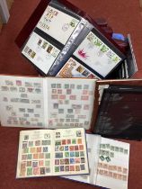 A Carton of GB, Commonwealth and World Stamps, incudes mint GB commems with a face value of £28,