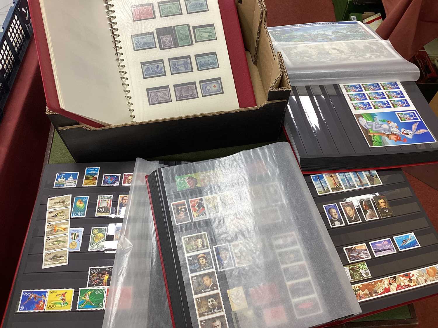 Modern USA Stamp Collection, housed in four stockbooks, covering period from 1940's to early 21st