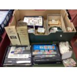 An Accumulation of Wolrd stamps (including British Commonwealth), stored in tins, packets, boxes,