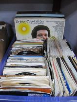 A Quantity of 7" Singles and Selction of LP's, singles from the 60's, 70's and 80's being mainly pop