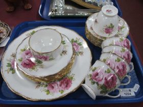 Royal Albert 'American Beauty' tea service. 1 Tray