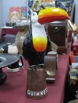 A resin Guinness toucan hand painted figure 40cm h.
