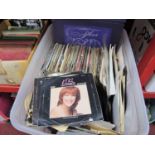 Approx. 200 7" singles from the 60's, 70's and 80's including Thompson Twins Watching picture disk.