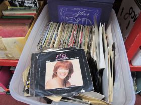 Approx. 200 7" singles from the 60's, 70's and 80's including Thompson Twins Watching picture disk.